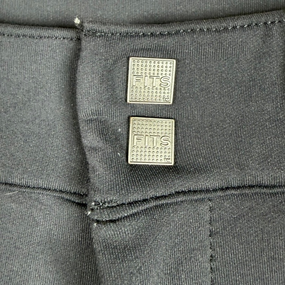 FITS Riding Ltd Womens Med Black Full Seat Equestrian Breeches Stretch Flexible - Picture 6 of 9